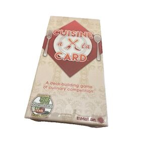 NEW Cuisine a la Card Deck Building Game Culinary Competition‎ InMotion Games